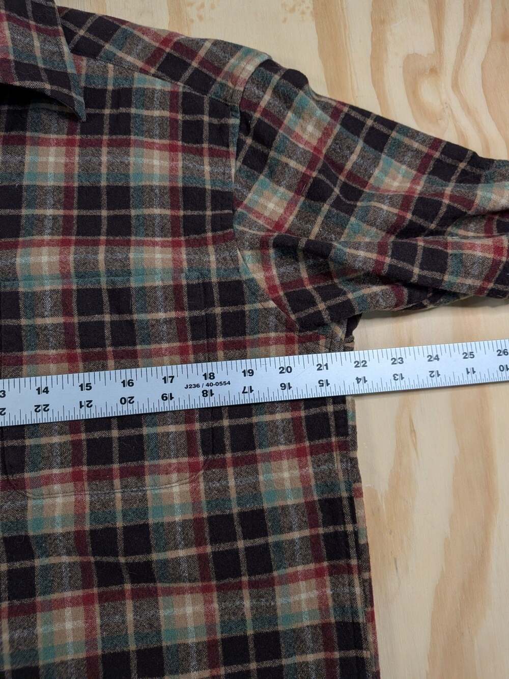 Pendleton 100% Virgin Wool Plaid Board Shirt View 6